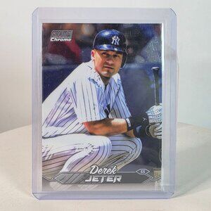 Derek Jeter New York Yankees Stadium Club Chrome Baseball Card #55
